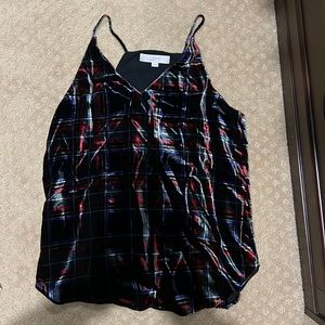 Velvet loft holiday top, size M